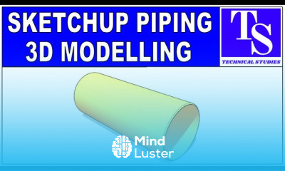 How to model a pipe with bevel in sketchup Ex 002