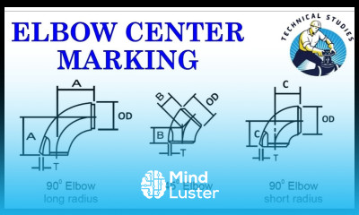 How to mark the center of an elbow Basic method