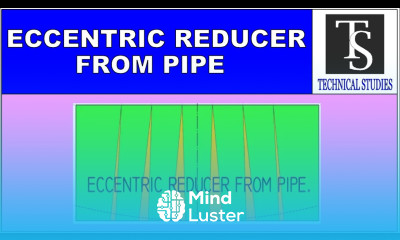 MAKING ECCENTRIC REDUCER FROM PIPE CALCULATION LAYUT MARKING SEQUENCE