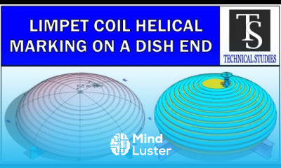 How to mark limpet coil heliacal curve on a dish end