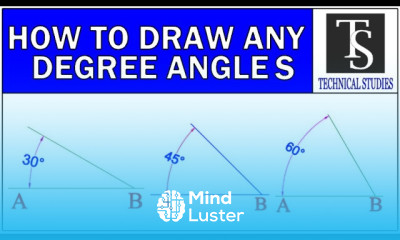 How to draw any degree line to another line