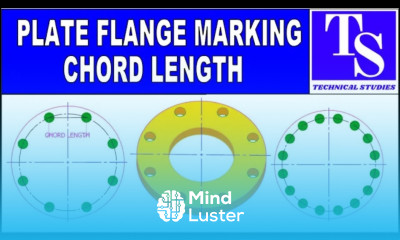 Learn PLATE FLANGE MARKING TUTORIAL प्लेट फ्लैंज मार्किंग - Mind Luster
