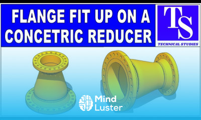 WELD NECK FLANGE FIT UP ON BOTH ENDS OF A CONCENTRIC REDUCER