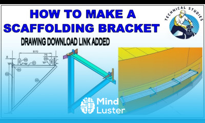 How to make a scaffolding bracket for storage tank for a low budget