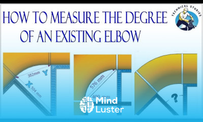 How to find the degree of an existing elbow