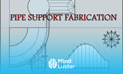 How to layout Pipe support trunnion layout without formula Easy layout