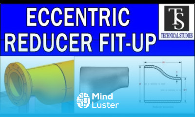 How to fit up an eccentric reducer on a piping spool explained