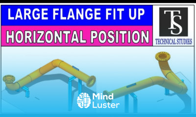 HOW TO FIT UP A LARGE FLANGE HORIZONTALLY ON AN EXISTING PIPE SPOOL TUTORIAL FOR BEGINNERS