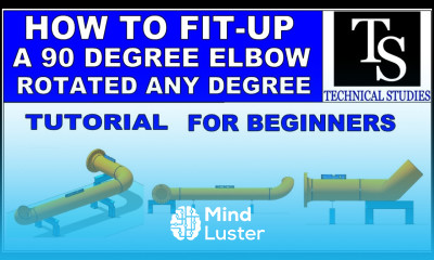 HOW TO FIT UP A 90 DEGREE ELBOW ROTATED TO ANY DEGREE TUTORIAL FOR BEGINNERS TUTORIAL