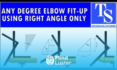 FIT UP AND INSPECTION OF ELBOWS OF ANY DEGREE WITH TWO RIGHT ANGLES TUTORIAL