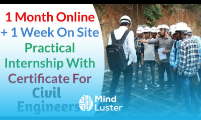 1 Month Online Internship Training With 1 Week On Site Training Civil Engineering Training