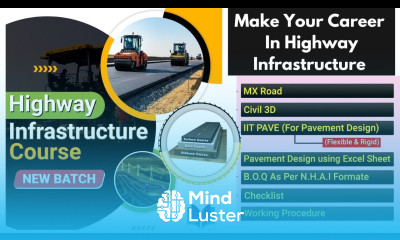 Learn Highway Infrastructure Course Highway Road Design Online Course ...