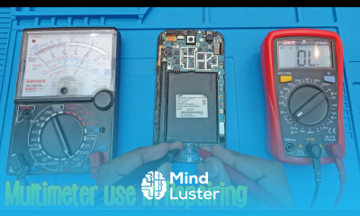 How to use Analog and Digital Multimeter in Mobile Phone Repairing to trace fault Tutorial 6