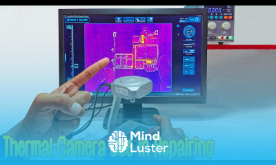 How to use PCB Infrared Thermal Camera in mobile phone repairing Short mobile solution Tutorial 10