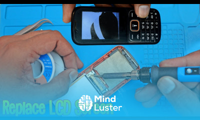 how to easily change replace china feature phone keypad mobile phone LCD Screen Display Tutorial 25