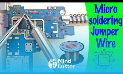 Small points Micro soldering techniques Tips jumper wire use in mobile phone repairing Tutorial 7