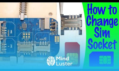 How to change replace any Mobile Phone SIM card slot tray SIM Jacket Socket Tutorial 21