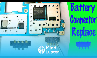 How to change any android smart phone Samsung Galaxy damaged pin battery connector Tutorial 23