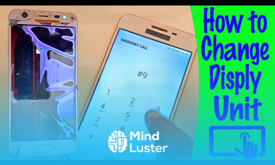 How to change any android smart phone damaged display panel LCD and touch unit Tutorial 28