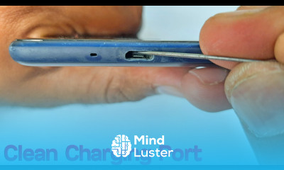 How to clear mobile phone charging base port jack remove dust and dirt from port