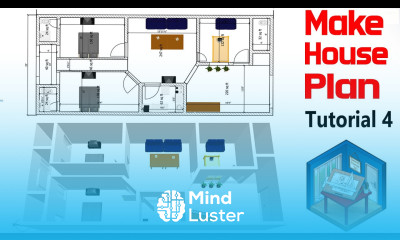 How to make house plan map in 3D Sweet Home Software Tutorial 4