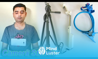 How to choose stand for mobile phone camera video recording for YouTube Tripod Selfie stick Tutor 5