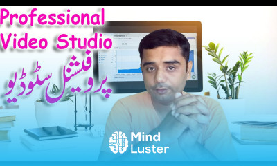 How to make professional studio for YouTube video recording setup easily Urdu Hindi Tutorial 8
