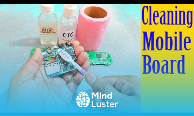 How to clean wash Mobile Phone PCB Motherboard using CTC MBC thinner Liquid Tutorial 4