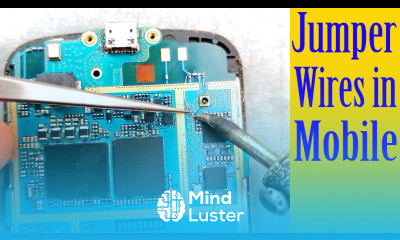 How to make Jumper in mobile phone repairing use jumper wire in board in Urdu Hindi Tutorial 6
