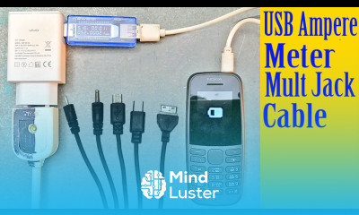 Light Change IC Charger USB Digital Ampere Meter Multi jack charging USB Cable Tutorial 12