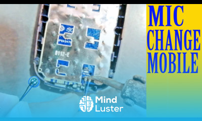 How to change replace china qmobile mobile phone universal mic microphone Tutorial 15