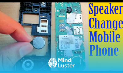 How to change replace Nokia china mobile phone ringer speaker in Urdu Hindi Tutorial 17