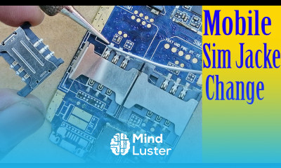 How to change replace china qmobile mobile phone sim card slot jacket socket Tutorial 20