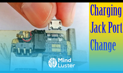 How to change replace china keypad mobile phone charging port jack base Tutorial 24