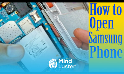 How to open disassemble Samsung galaxy android smart phone Tutorial 38