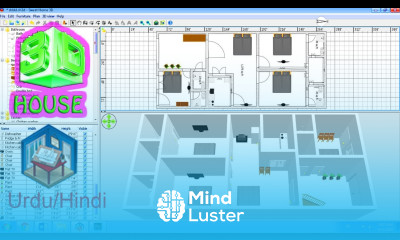 How to design house plan map in sweet home 3D tutorial in Urdu Hindi