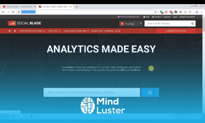 How to know someone other YouTube channels revenue earning