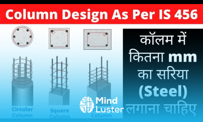 Column Design As Per IS Code Minimum Size of Column Column Reinforcement Min Steel in Column