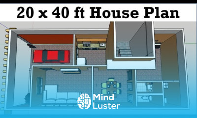 20 x 40 Ghar Ka Naksha II 800 sq ft house plan II Home plan II 20 x 40 ft