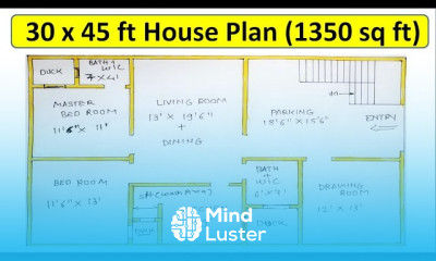 30x45 House Plans 30x45 House Design 1350 sq ft House Plan 30 by 45 Ghar ka Naksha