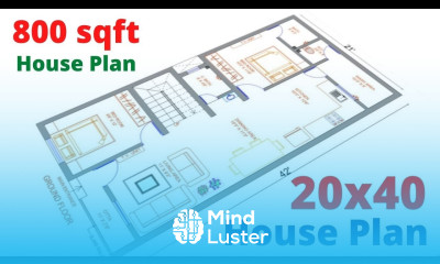 20 x 40 house plan 800 sqft house plan I 20 X 40 Ghar Ka Naksha 3D House Naksha