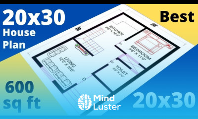 20x30 Ghar Ka Naksha 20x30 House Plan 20x30 House Design 20x30 3d House Plan