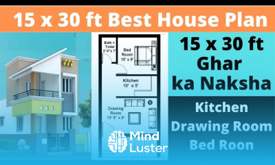 15x30 ft House Plan 15x30 Ghar Ka Naksha 15x30 House Design 450 Sq ft House Plan House Plans