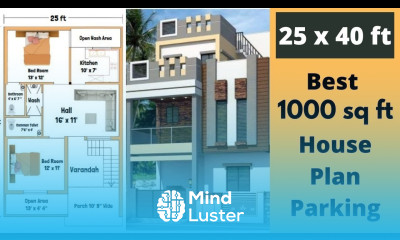 1000 sqft house design II 25 x 40 ghar ka naksha II 25 x 40 house plan 25 x 40 House Plan