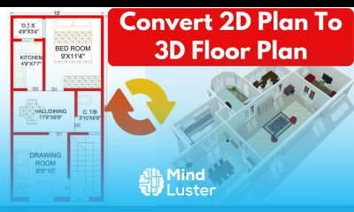 How To Make Floor Plan To 3D Model 3D House Design House 3D Model Ghar Ka Naksha 3D