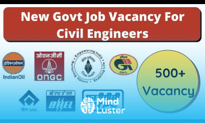 Govt Jobs for Civil Engineers Latest civil engineering jobs Civil Engineer Job Vacancy