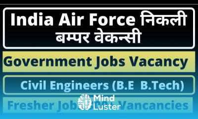 Govt Jobs Vacancy for Civil Engineer 2021 Govt Jobs Fresher Experienced Civil Engineers