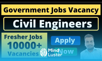 Latest Govt Jobs Vacancy for Civil Engineer 2021 Jobs Fresher Experienced Civil Engineers