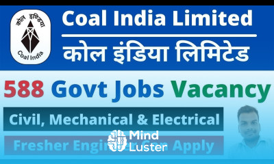 Govt Job Vacancy For Civil Engineers Coal India Limited Recruitment Fresher Civil Engineer Job