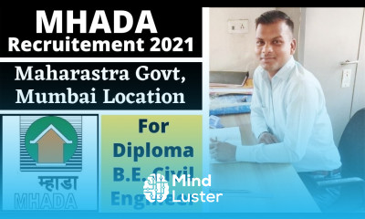 MHADA Recruitment 2021 Govt Job Vacancies for Civil Engineers 565 Job Vacancy Civil Engineers